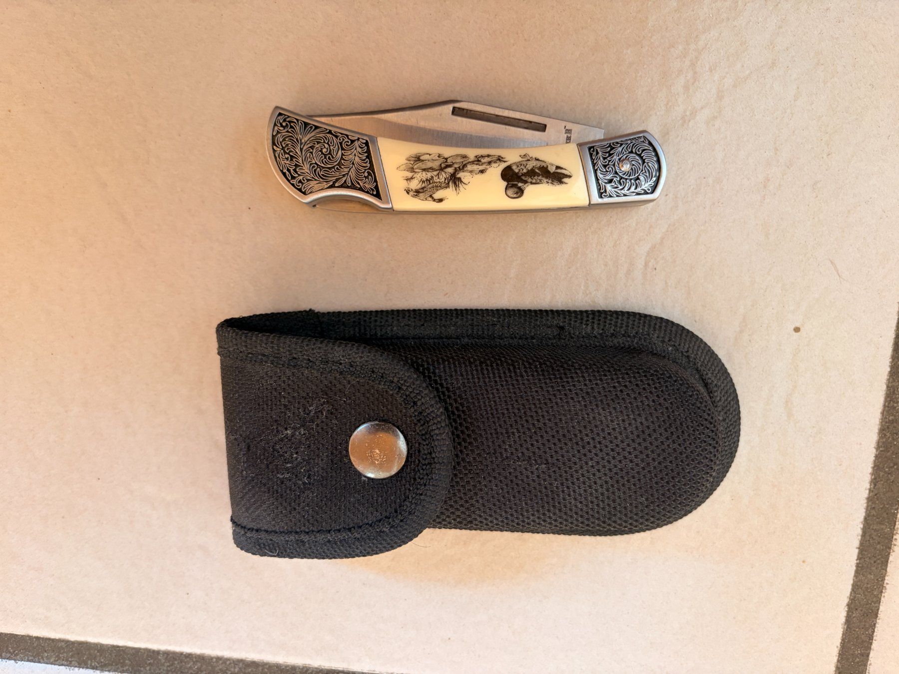 Accessori: Klappmesser / Jagdmesser inkl. Etui – Usato da Basel venduto da schmidlin939 2