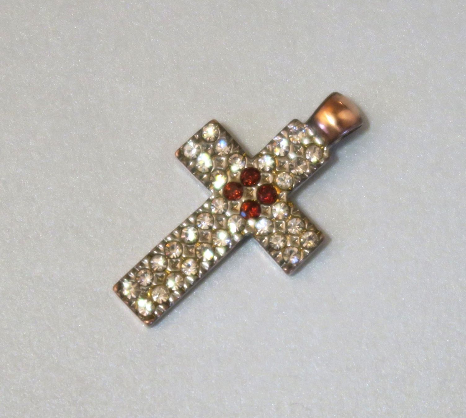 Anhänger: Anhänger Kreuz mit Strasssteinen – Gebraucht aus Brittnau von marlenestone 3