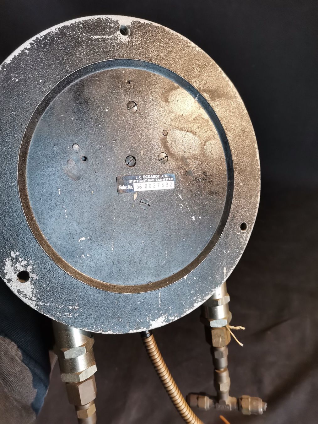 Messen: Demag Manometer, Altes Druckmessgerät, Industriedesign – Gebraucht aus Wiedlisbach von materialkreislauf 2