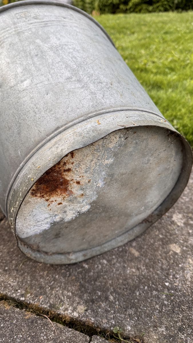 Altro per la casa: Grosser Vintage Zinkeimer - Deko oder Pflanzenkübel geeignet – Usato da Rothrist venduto da 7Engelslocken 4