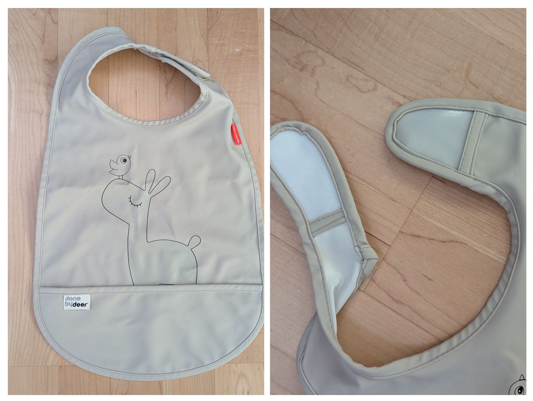 Pasti del neonato: Done by Deer Lätzli, beige, neu – Usato da Uster venduto da petches 6