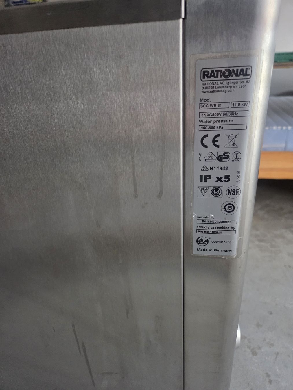 Rational Elettrodomestici da cucina: Gastro Steamer Rational SCC WE 61 – Usato da Oberhof venduto da 8Grizzly 2