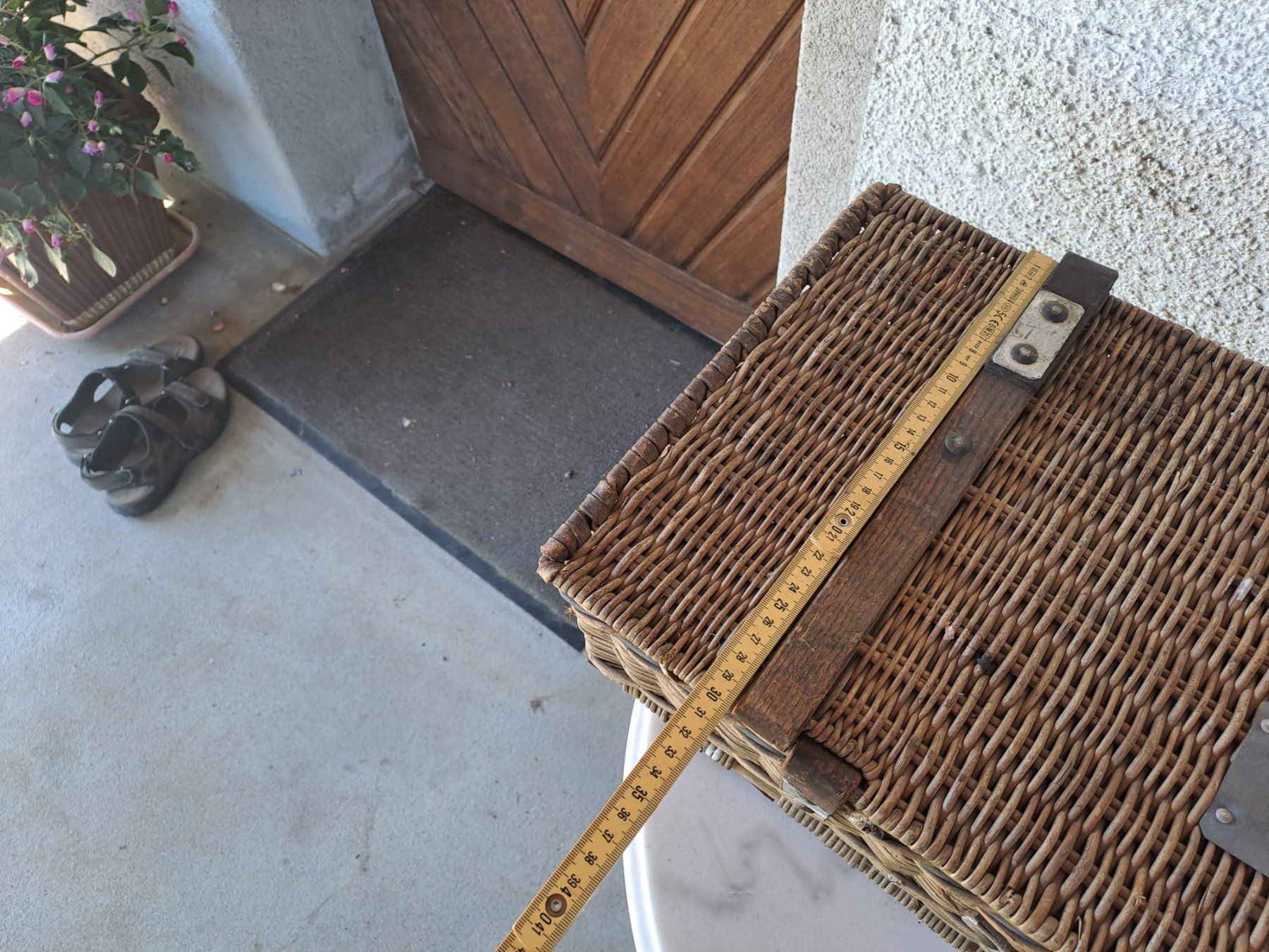 Valigie: Weide Korb/Koffer vintage 65cm – Usato da Eglisau venduto da Flupi8 3