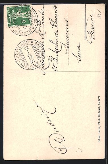 Cartoline postali: AK Salvan, Rue de Millionaires, 1912 – Usato da Berlin venduto da bartko-reher 1