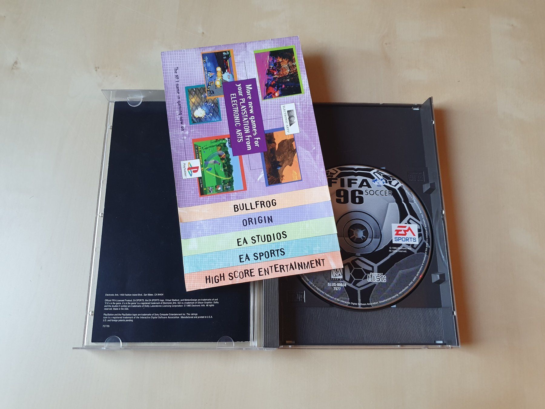 Sony Giochi: FIFA 96 NTSC Longbox – Usato da Stansstad venduto da collectorsshop 2
