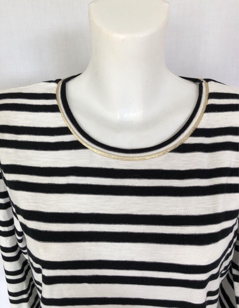 Promod Maglioni & Felpe: Pull-chemise rayé noir blanc Promod 40-42 – Nuovo (secondo la descrizione) da Coppet venduto da Vanessamode 3
