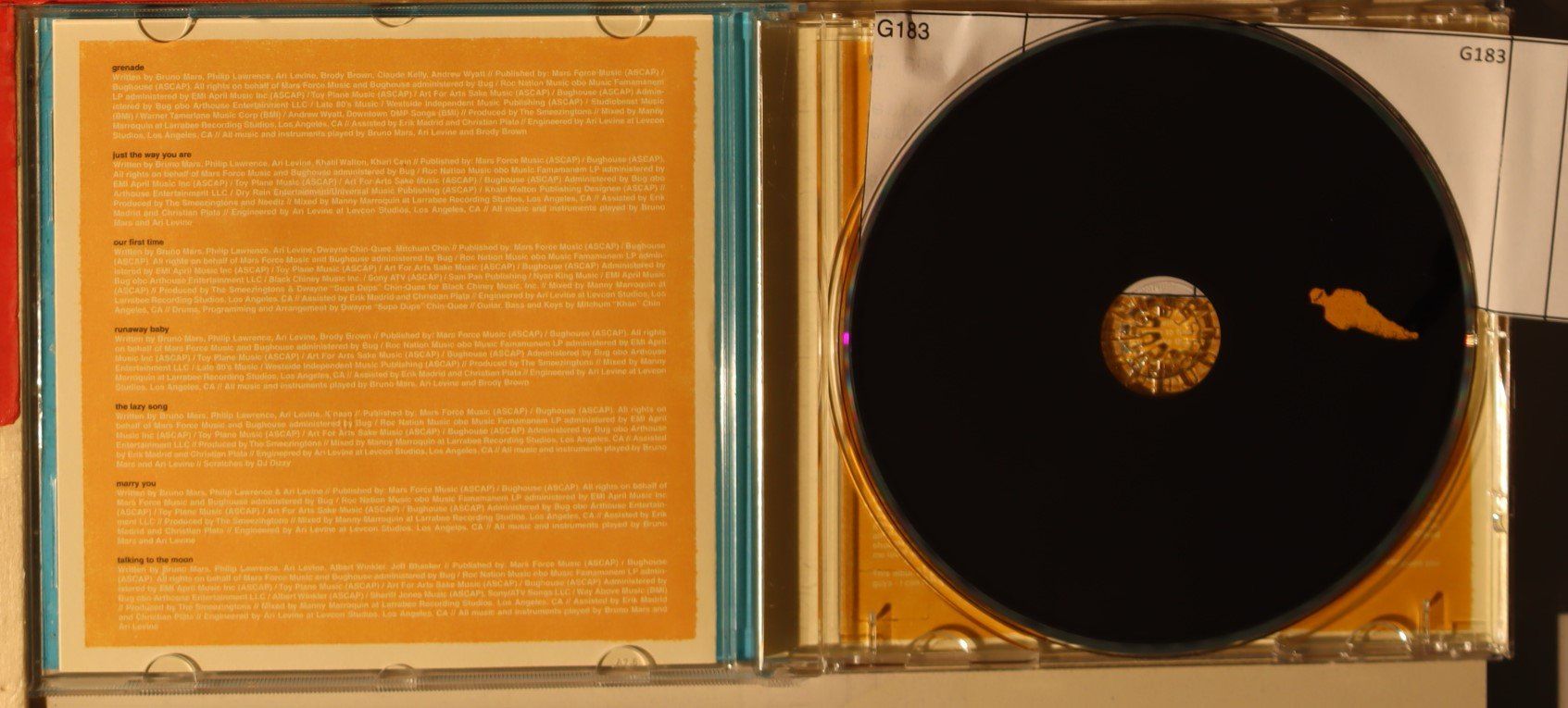 CDs: Bruno Mars – Doo-Wops & Hooligans – D'occasion à Luzern par CONTENTI 1