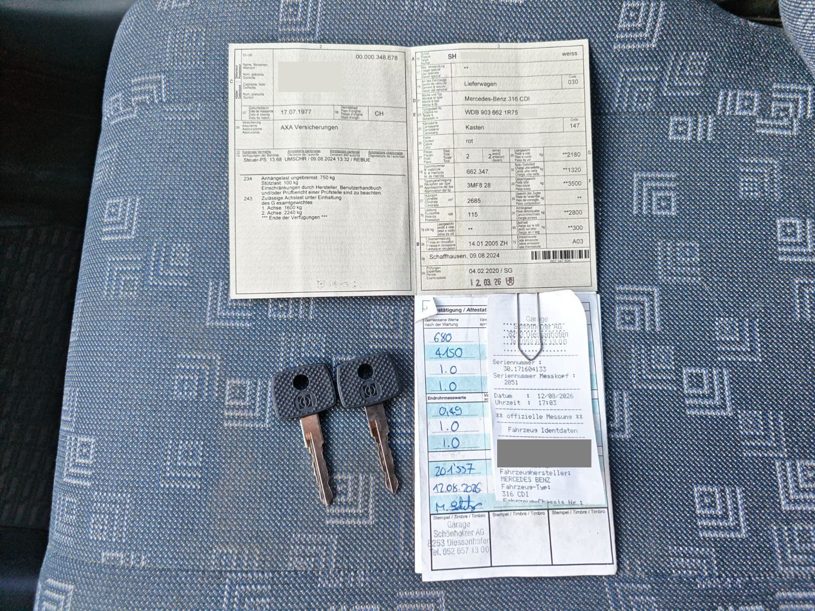 Mercedes-Benz Nutzfahrzeuge: Mercedes Sprinter 316 CDI – Gebraucht aus Stein am Rhein von schlupp01 9
