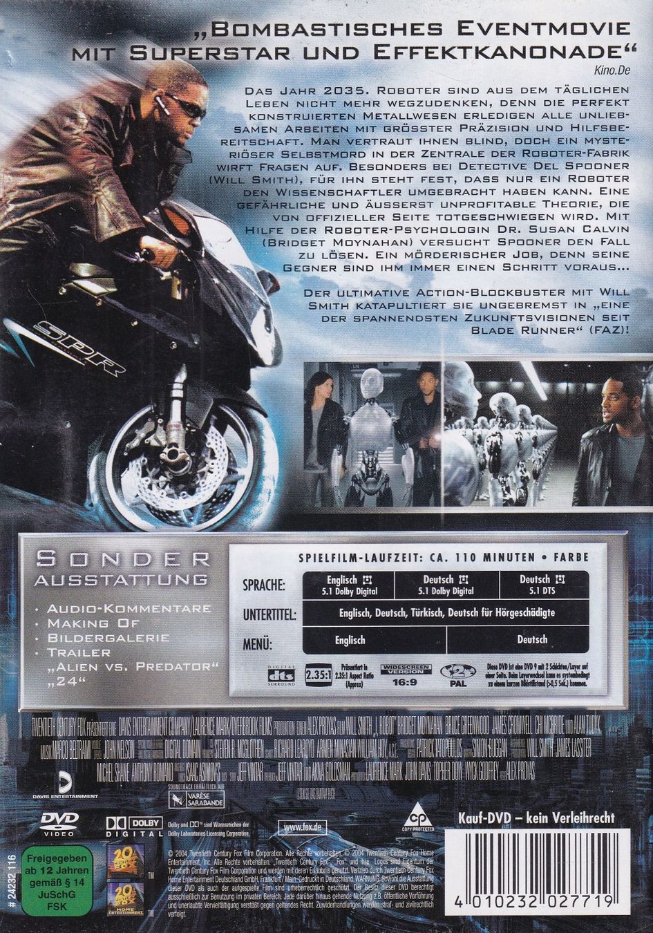 Alle DVDs: DVD ab Fr. 1.--, i, Robot – Gebraucht aus Lausen von Mondeo10628 1