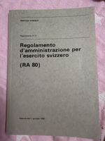 Regolamento d’amministrazione per l’esercito svizzero