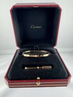 Cartier Love Armreif Grösse 17 mit 10 Diamanten