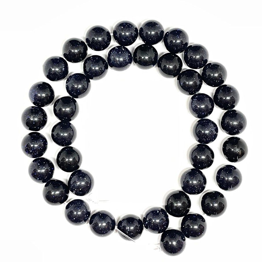 Edelsteine: AA natürlich blaue Sandstein Perlen, 10mm – Neu (gemäss Beschreibung) aus Thun von Creative-Art-Tess