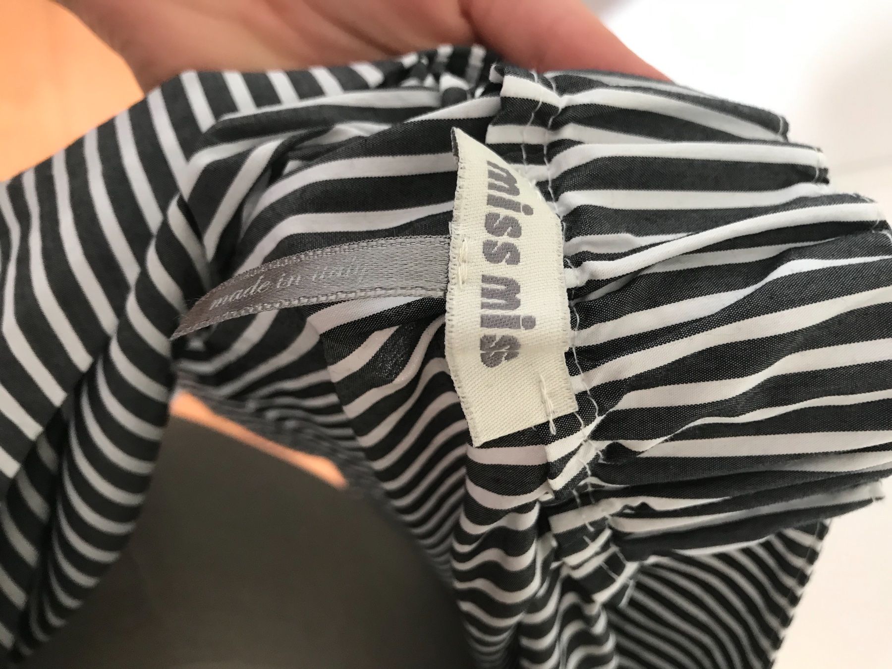 Camicette: Schulterfreie Bluse gestreift – Usato da Brugg AG venduto da Elle_1 4