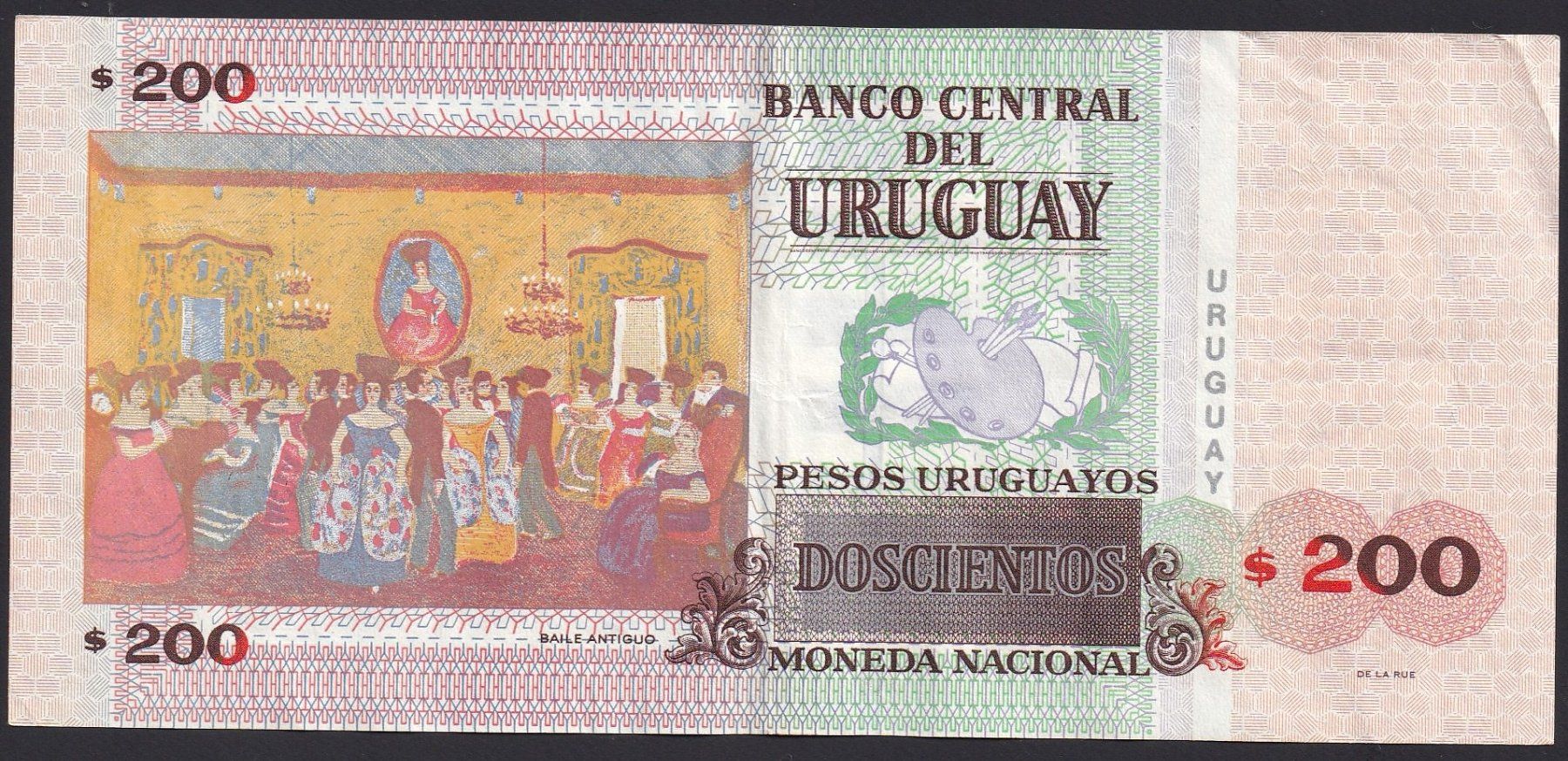 Banconote: Uruguay 200 Pesos 2011 – Usato da Brugg AG venduto da banknoten_muesli 1