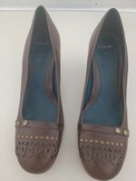 Designer-Pumps aus echtem Leder in Braun von Clarks, EU 39