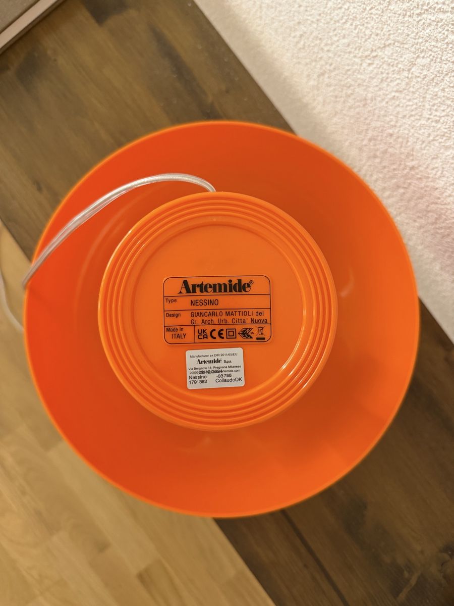 Artemide Lampen: Artemide Nessino Lampe - Orange – Neu (gemäss Beschreibung) aus Zürich von per_6zzl 3