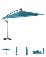 Sonnenschirm mit Ständer und Led Neu