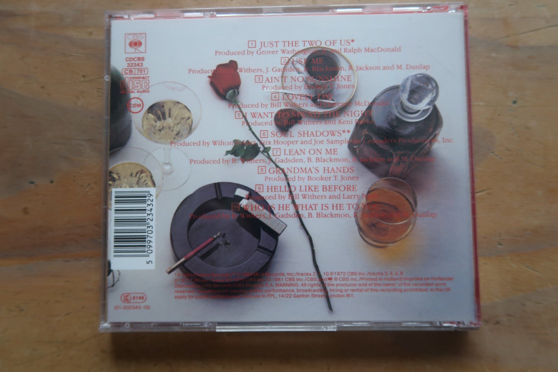 CD: BILL WITHERS' GREATEST HITS - CD – Usato da Basel venduto da Patiscat 1