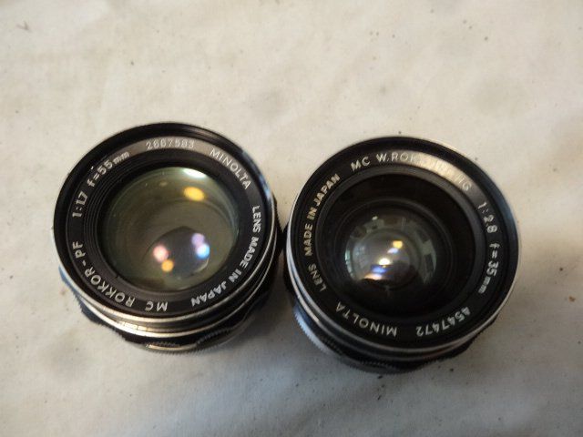 Minolta Fotocamera: 4 STK MINOLTA MF LENS TIP TOP LÄÜFT.ETUI. – Usato da zürich venduto da ahmad01 5