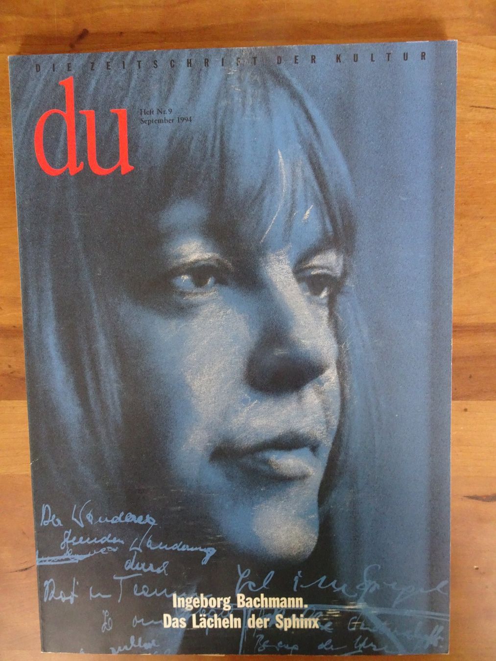 Zeitschriften & Magazine: Du-Heft Nr. 9 Sept. 1994: Ingeborg Bachmann – Gebraucht aus männedorf von purzelchen