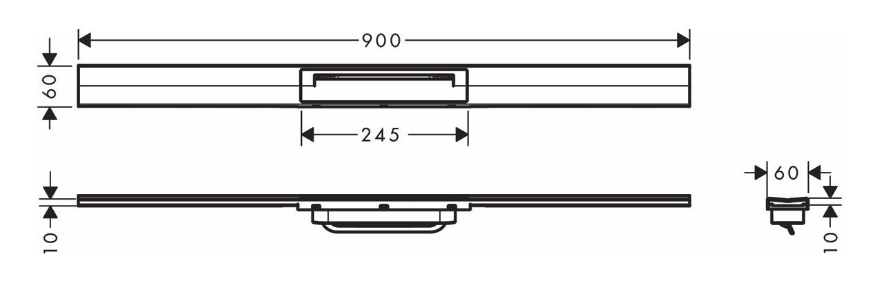 Altri materiali da costruzione: 547 Hansgrohe RainDrain Flex Duschrinne 900 + uBox universal – Nuovo e nell'imballaggio originale da Derendingen venduto da Meisterstuecke 4