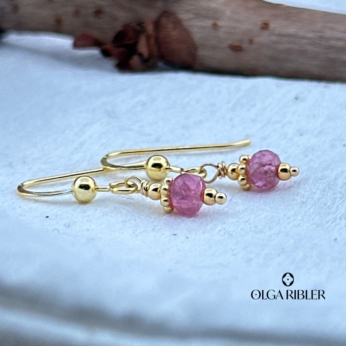Olga Ribler Orecchini pendenti & Orecchini a lobo: Sterling Silber 925 Ohrringe mit Spinel – Nuovo (secondo la descrizione) da Luzern venduto da Schmuckoutlet 6