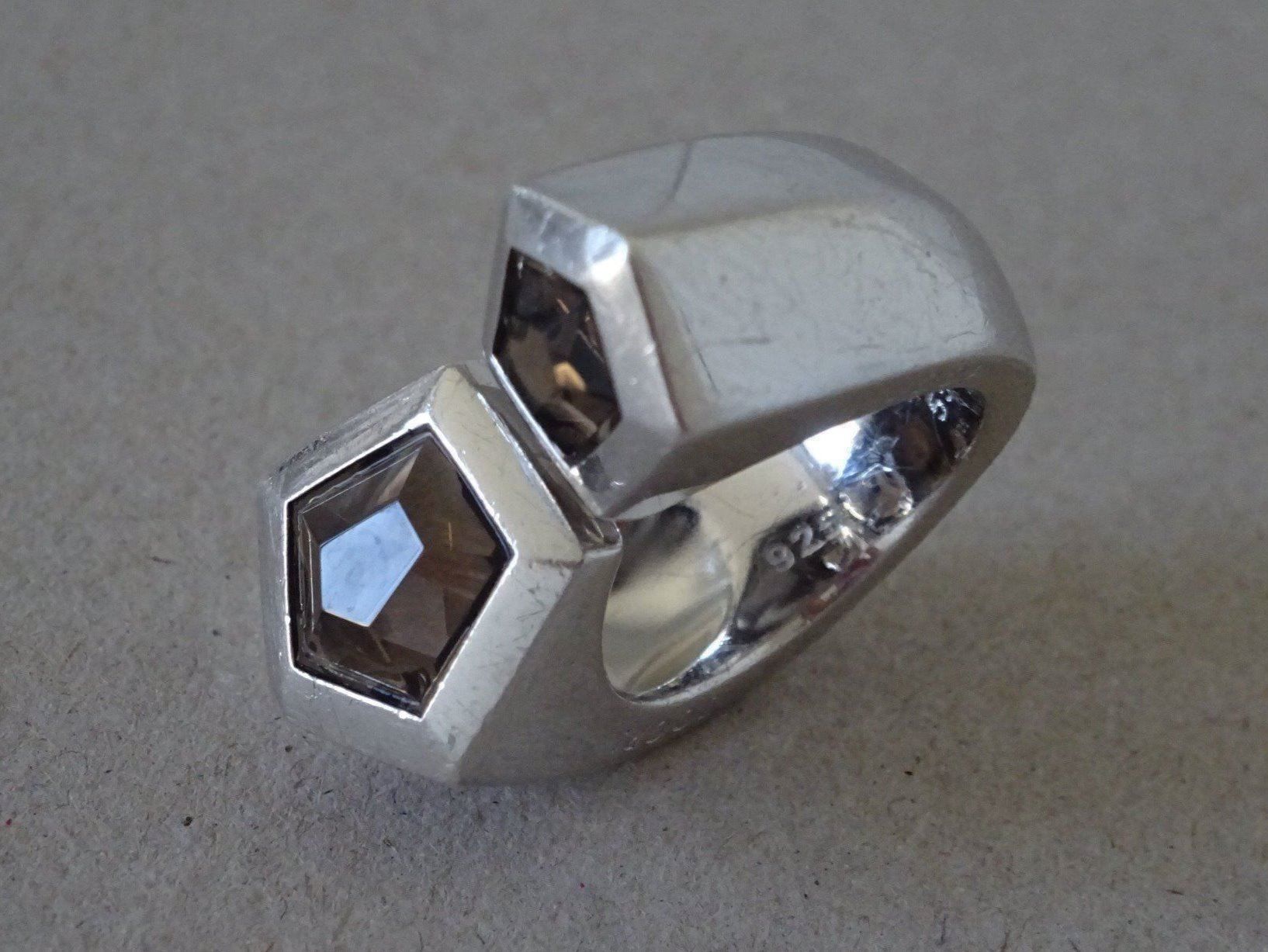 Joop Anelli: Vintage Joop  Ring - 925 Silber Gr.54 – Usato da Esslingen venduto da eintagammeer 1