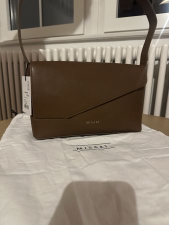 Handtasche Misaki Leder braun neu mit Etikett original