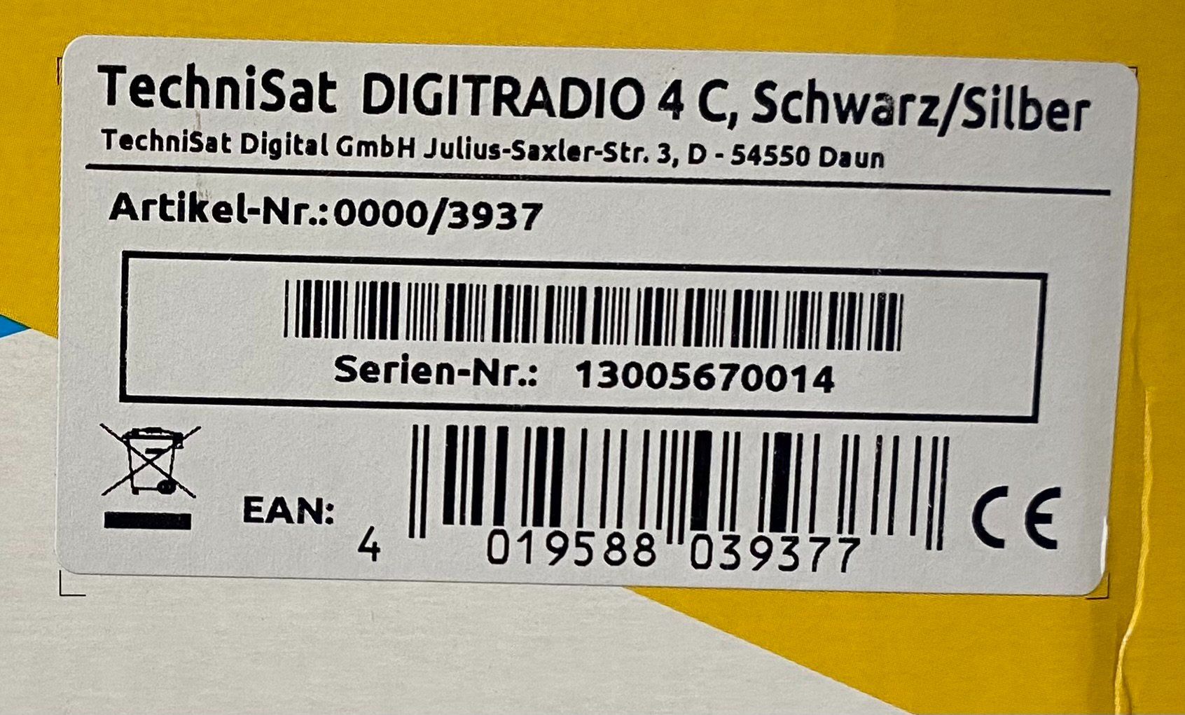 Technisat Radios: TechniSat Digitradio 4C Stereoradio DAB+ – Neuf avec emballage d'origine à Bex par 1_style 2