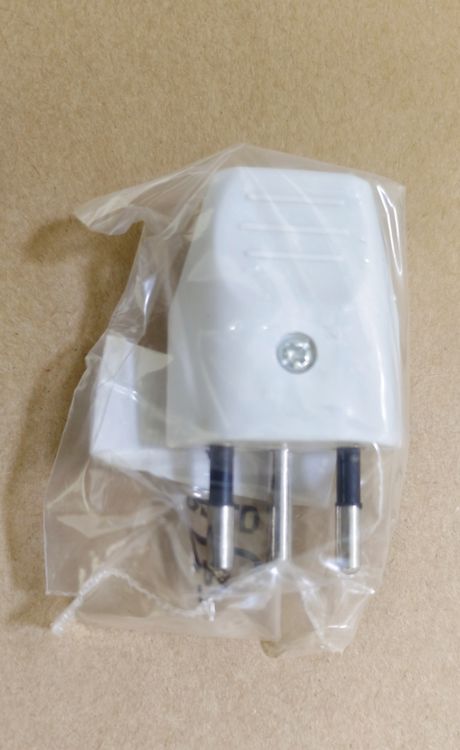 Swiss Type J plug | White | Set of 10 | New (Neu und originalverpackt ...