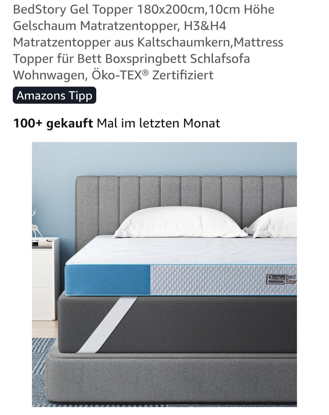 Letti: Boxspringbett 180x200cm mit Bettkasten – Usato da Bettingen venduto da bebbels01 5