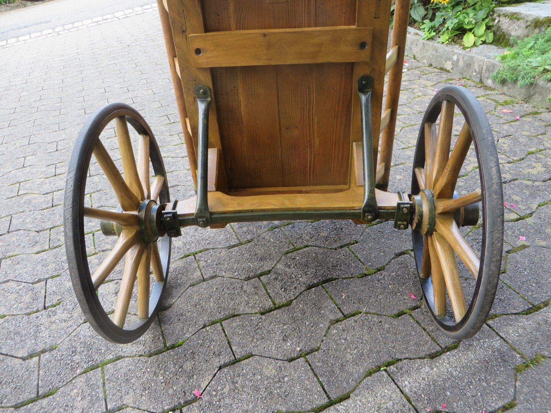 Carrelli di trasporto: Nr. 1 Orginal restauriertes Leiterwägeli / Leiterwagen – Usato da Ermenswil venduto da lodero 6