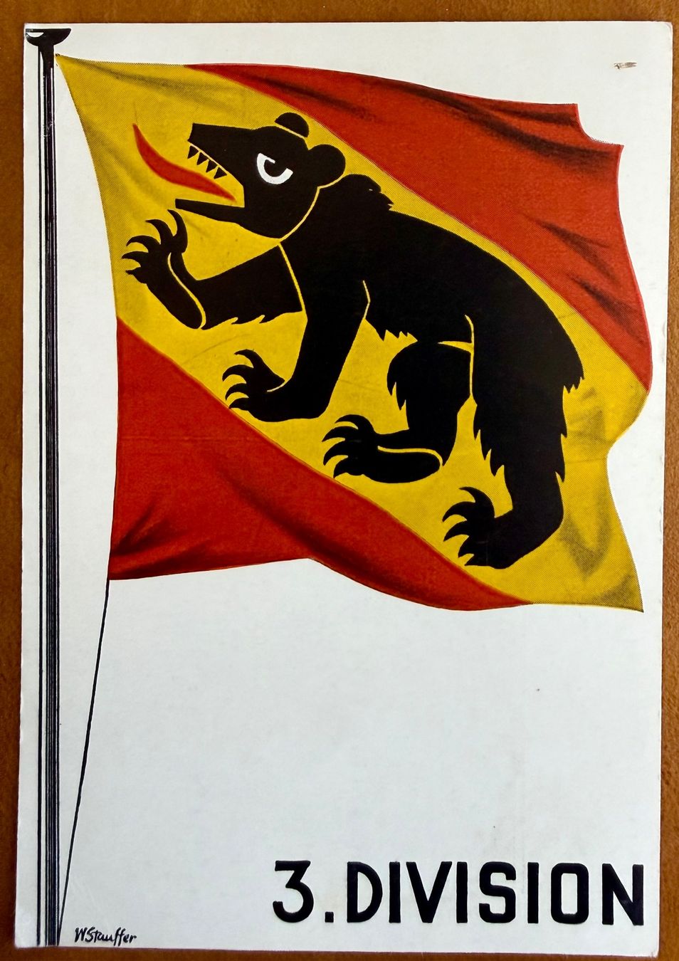 Cartoline postali: Bern - 3. Division - Antik – Usato da Lutry venduto da Ediego