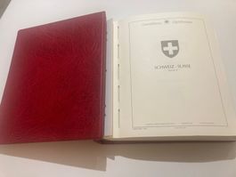 LEUCHTTURM VORDRUCKALBUM SCHWEIZ VON 1907 - 2012 OHNE PJ+PP