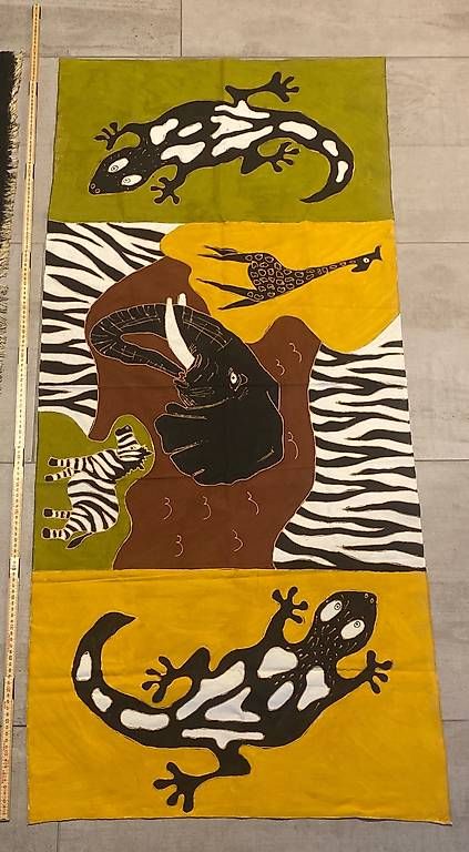 Biancheria da letto: Tier Decke Wandbehang Tuch aus Namibia – Usato da Erlinsbach SO venduto da ren_rvc9 1