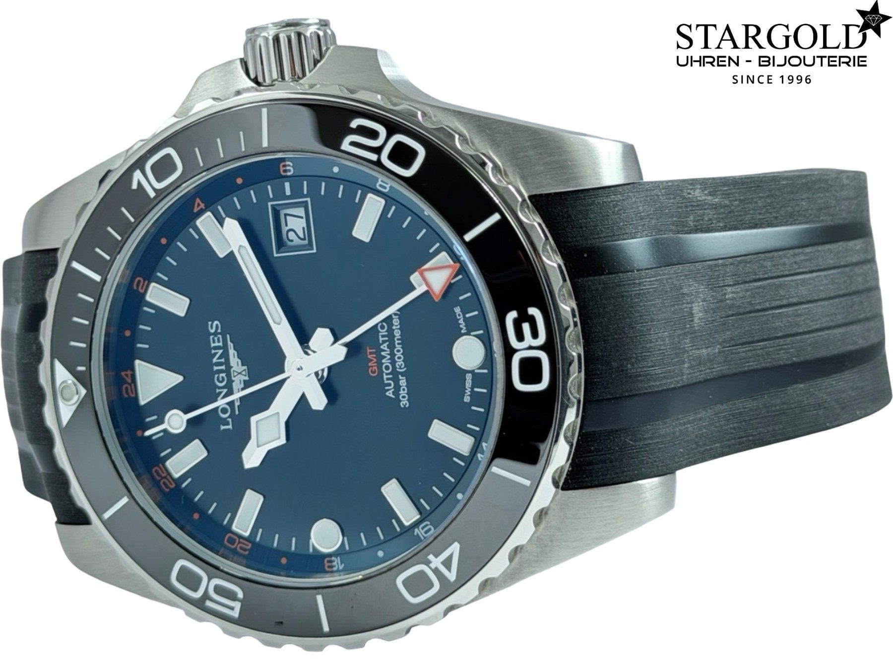 Longines Uhren: Longines HydroConquest GMT 41mm - L3.790.4.56.9 – Gebraucht aus Zürich von Stargold-Uhren 3
