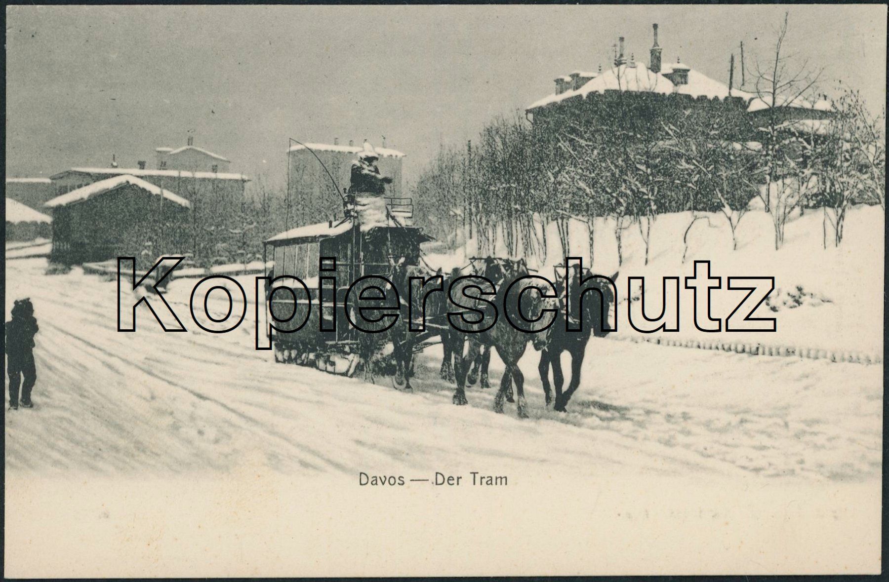 Cartoline postali: GRS Davos - Tram - Rösslitram – Nuovo (secondo la descrizione) da Schindellegi venduto da Jonathan77