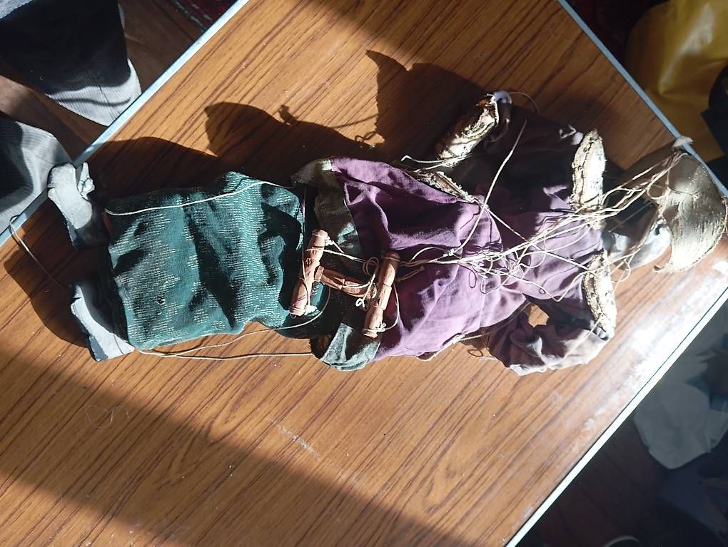 Bambole: Marionette vermutlich Indonesien – Usato da Basel venduto da Petergunn 3