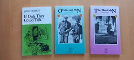 Bücher James Herriot John Steinbeck Graham Greene 3 Stk
