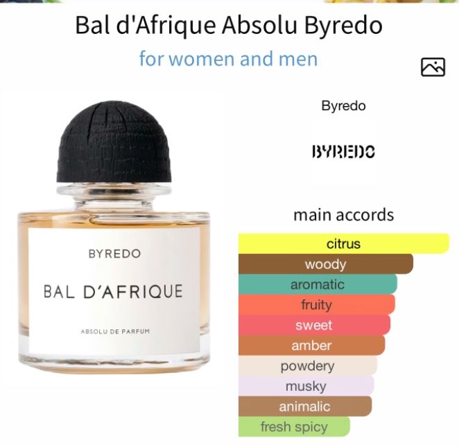 Byredo Profumi & Eau de Toilette: Byredo Bal D'Afrique ABSOLU 2ml Abfüllung – Nuovo (secondo la descrizione) da Oftringen venduto da AR899 1