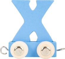 Buchstabenzug Wagen " X " bunt