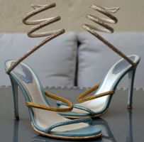 René Caovilla Sandalen / sandales 38,5 cm