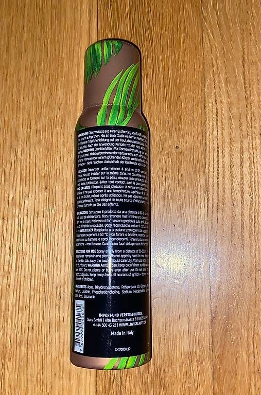 Creme abbronzanti: Lovis Tanning Spray 125 ml – Usato da Kriegstetten venduto da suji18 1