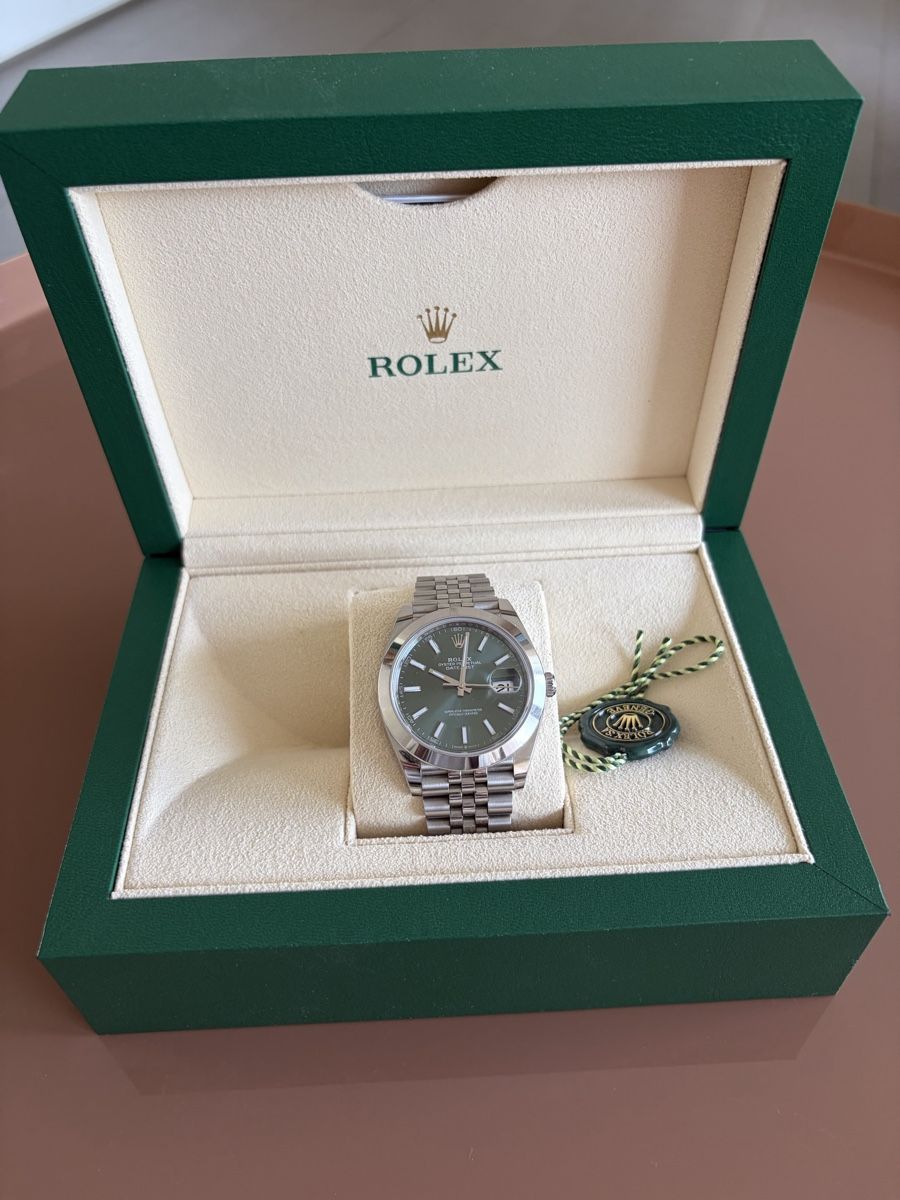 Rolex Orologi: Rolex Datejust 41 Mint Green  – Usato da Thalwil venduto da LLIIOORR