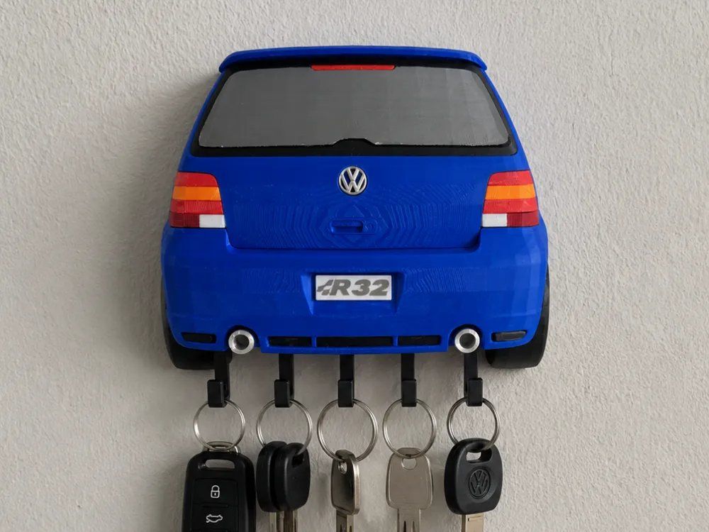 Schlüsselanhänger & - bänder: Golf Mk4 R32 Schlüsselhalter – Neu (gemäss Beschreibung) aus Niederweningen von Wellington3D