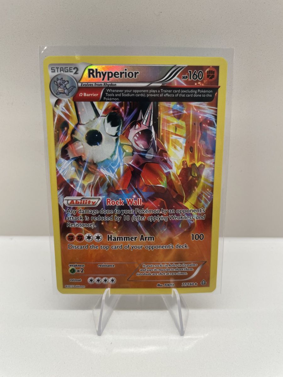 Pokémon Sammelbilder & Trading cards: Rhyperior Holo XY Primal Clash 2015 – Gebraucht aus Arlesheim von WungaBunga