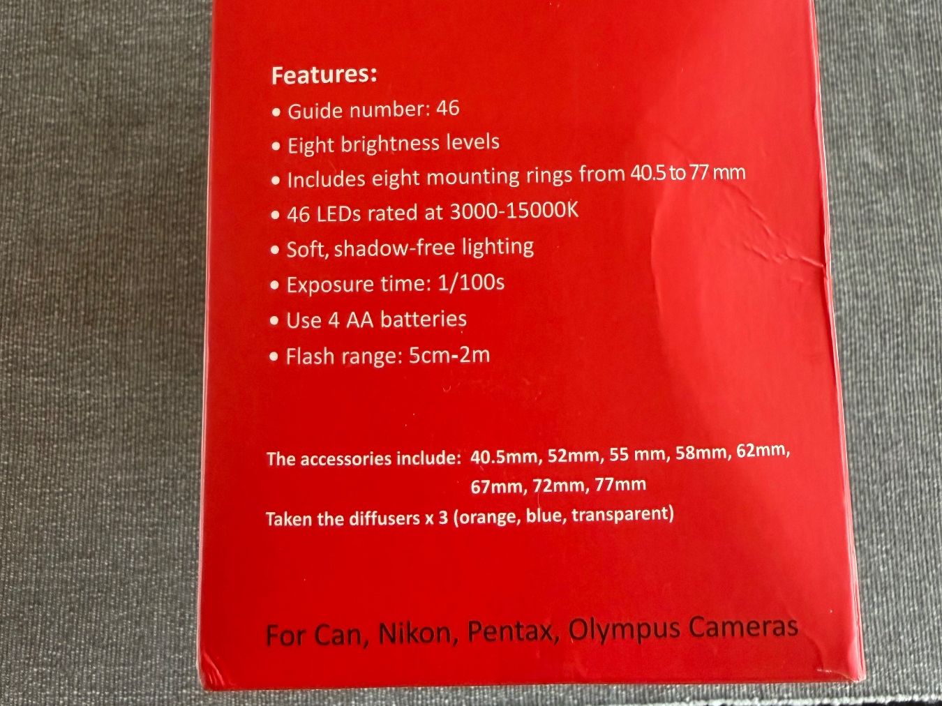 Blitze: HD-130 Macro LED Ring Flash – Gebraucht aus Villars-sur-Glâne von Schrodi90 2