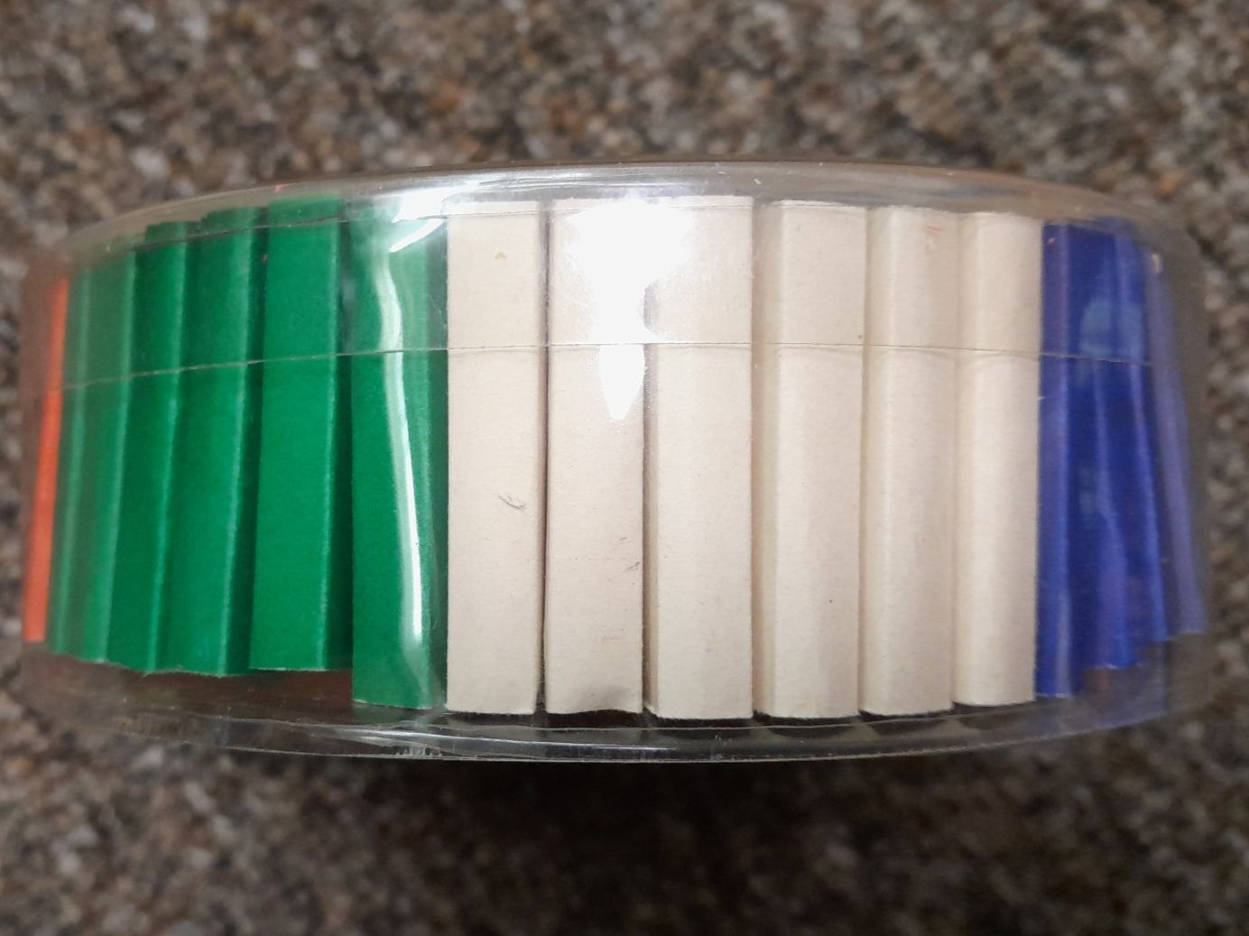 Accendini: ZÜNDHOLZ-BRIEFCHEN IN EINER RUNDEN KUNSTSTOFF-VERPACKUNG – Nuovo (secondo la descrizione) da Gelterkinden venduto da Tri-Tra-Trallala 5