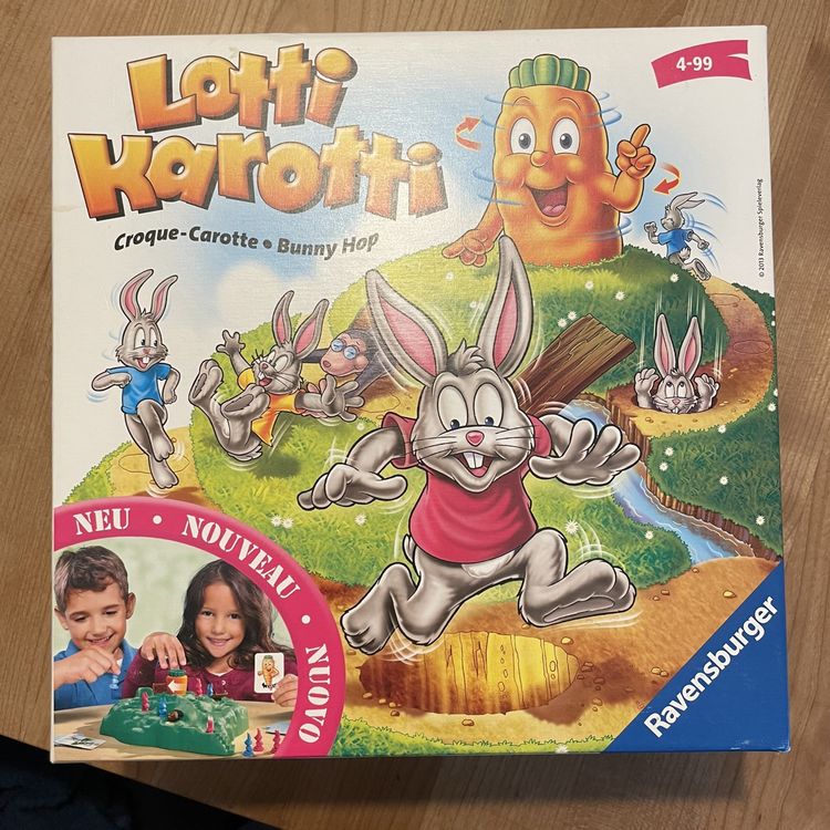 Juego De Mesa Lotti Karotti Funny Bunny Ravensburger