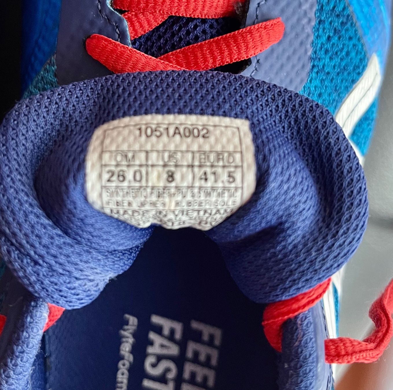 Asics Scarpe da uomo: Asics Hallenturnschuhe blau, Gr. 41,5 – Usato da Winterthur venduto da Butzel 3